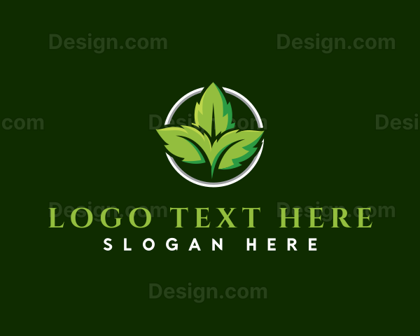 Herb Leaf Plant Logo