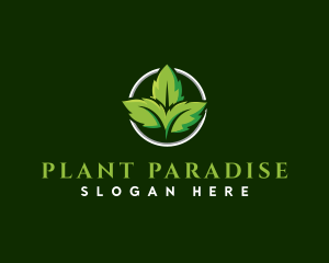 Herb Leaf Plant logo design