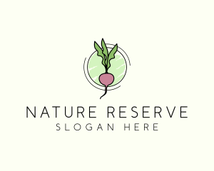 Natural Radish Farming logo design