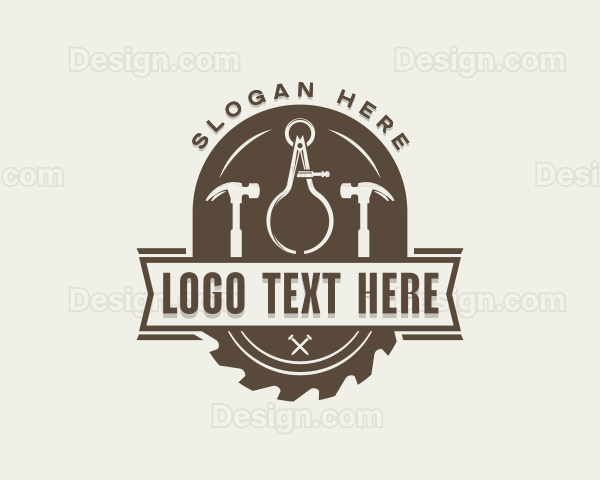 Handyman Woodwork Tools Logo