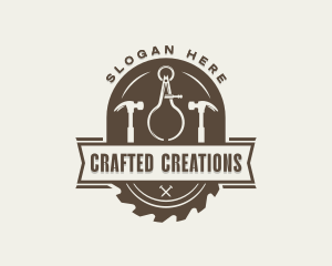 Handyman Woodwork Tools logo design