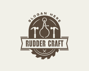 Handyman Woodwork Tools logo design