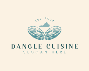 Oysters Cuisine Virginia  logo design