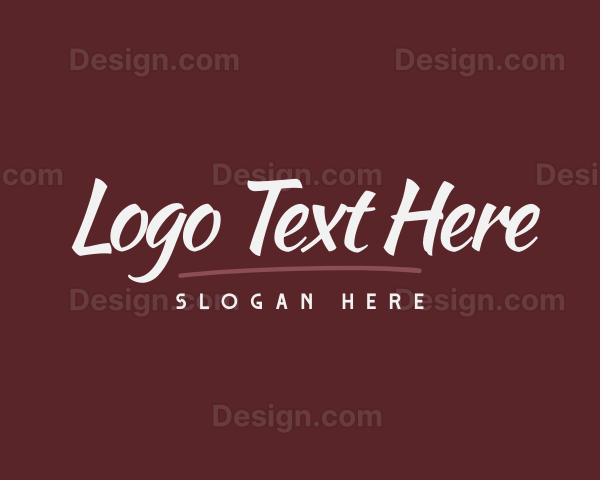 Retro Fashion Brand Logo