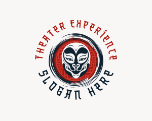 Chinese Theater Mask logo