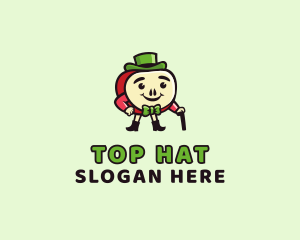 Apple Gentleman Hatter logo design