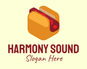 Isometric Hot Dog Sandwich  logo