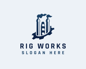 Petroleum Oil Refinery  logo design