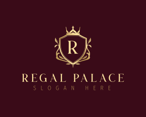 Crown Regal Shield logo design