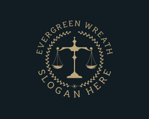 Legal Justice Scale logo design