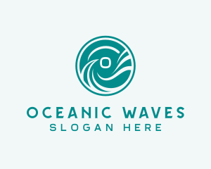 Surfing Waves Resort logo design