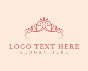 Pink Ornamental Tiara Logo