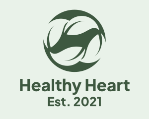 Healthy Leaf Drink logo design