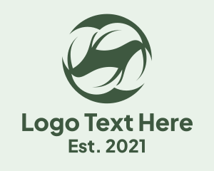 Healthy - Healthy Leaf Drink logo design