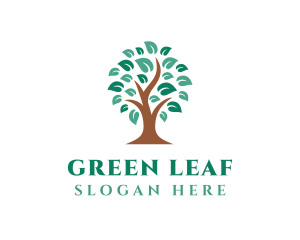 Natural Farm Tree logo design