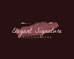 Elegant Cosmetics Fashion logo design