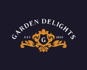 Luxury Garden Event logo design