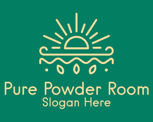 Yellow Sun Nature Organics logo design