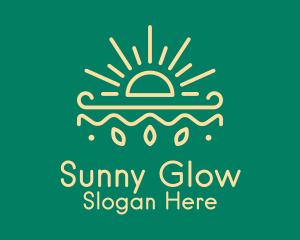 Yellow Sun Nature Organics logo design