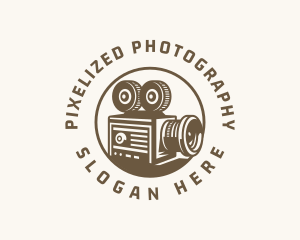 Videography Camera Cinema logo design