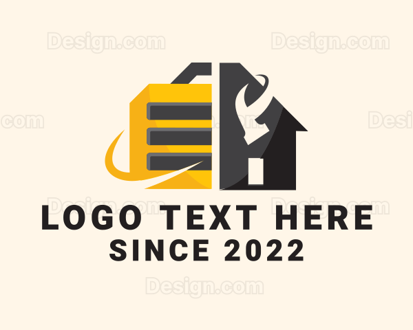 House Construction Repair Logo