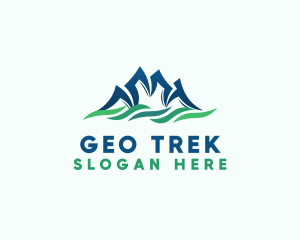 Mountain Nature Travel logo design