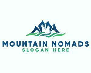 Mountain Nature Travel logo design