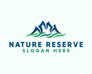 Mountain Nature Travel logo design