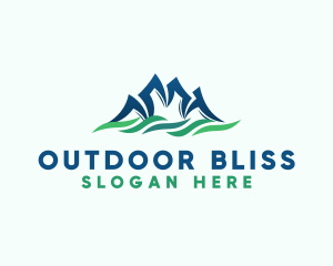 Mountain Nature Travel logo design