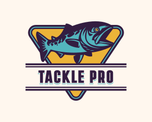 Fisheries Angler Fisherman logo design