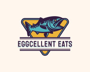 Fisheries Angler Fisherman Logo