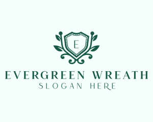 Royal Wreath Shield logo design