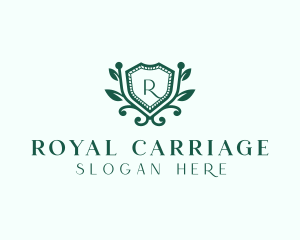 Royal Wreath Shield logo design