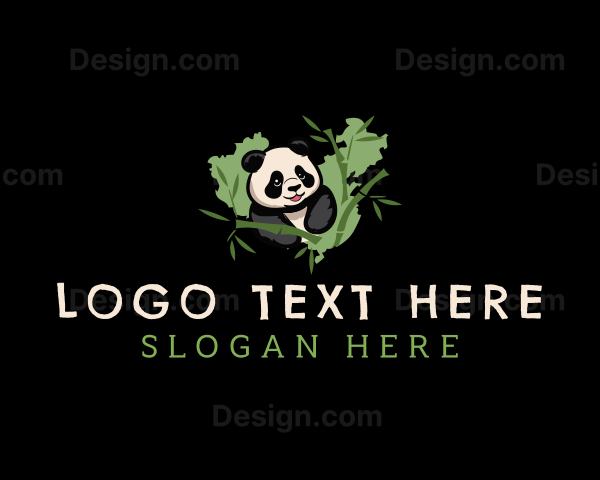 China Panda Bamboo Logo