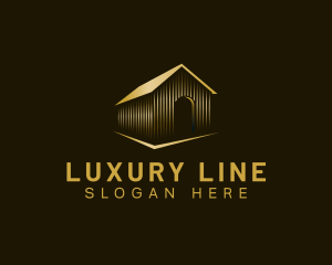 Luxury House Real Estate logo design