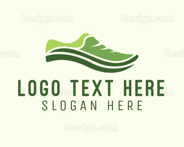 Modern Wave Shoe Logo