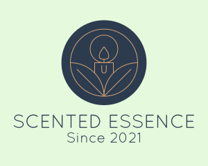 Natural Scented Candle logo design