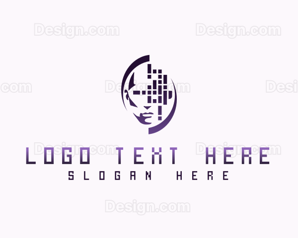 Technology Artificial Intelligence Cyber Logo