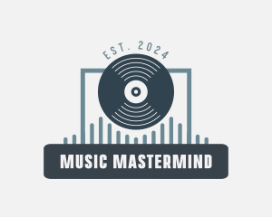 Vinyl Record Music logo design