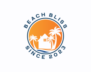 Residential Beach Resort logo design