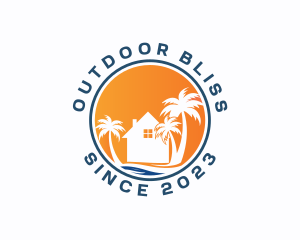 Residential Beach Resort logo design