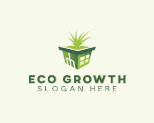 Greenhouse Grass Landscaping logo design