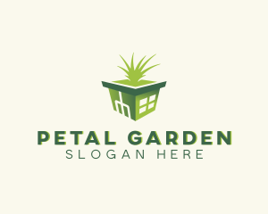 Greenhouse Grass Landscaping logo design