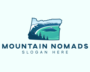 Crater Lake Oregon logo design