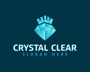 Diamond Crown Jewel logo design