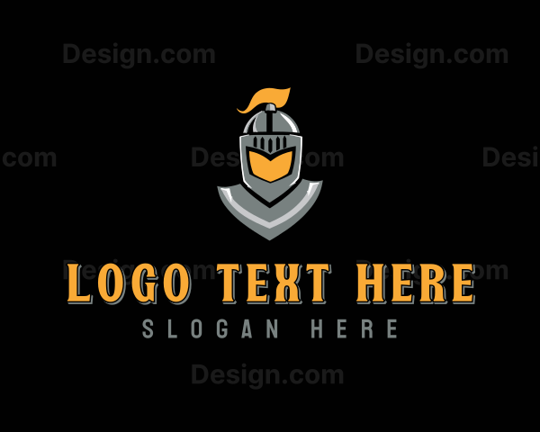 Medieval Knight Armor Logo