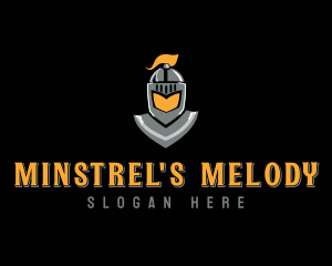 Medieval Knight Armor logo design