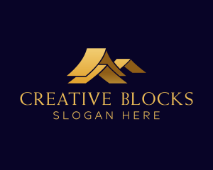 Modern Creative Roofing logo design