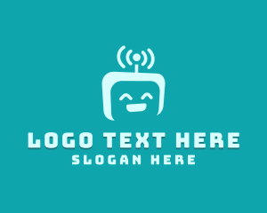 Gaming - Robot Tech Smile logo design