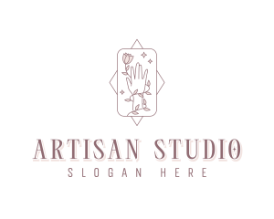 Artisanal Eco Florist logo design